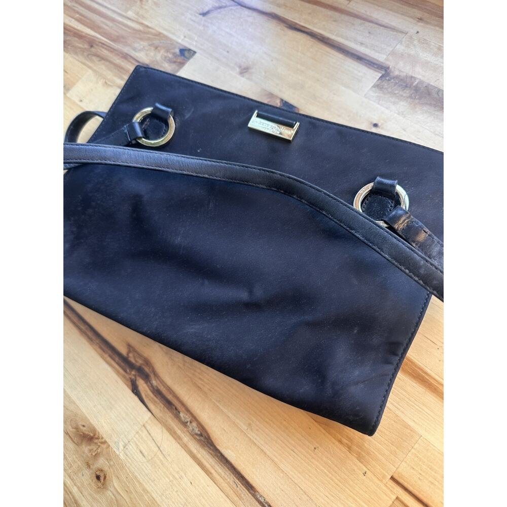 Vintage Kate Spade Tots Purse 1990s Retro Purse Black Mini Tote Purse